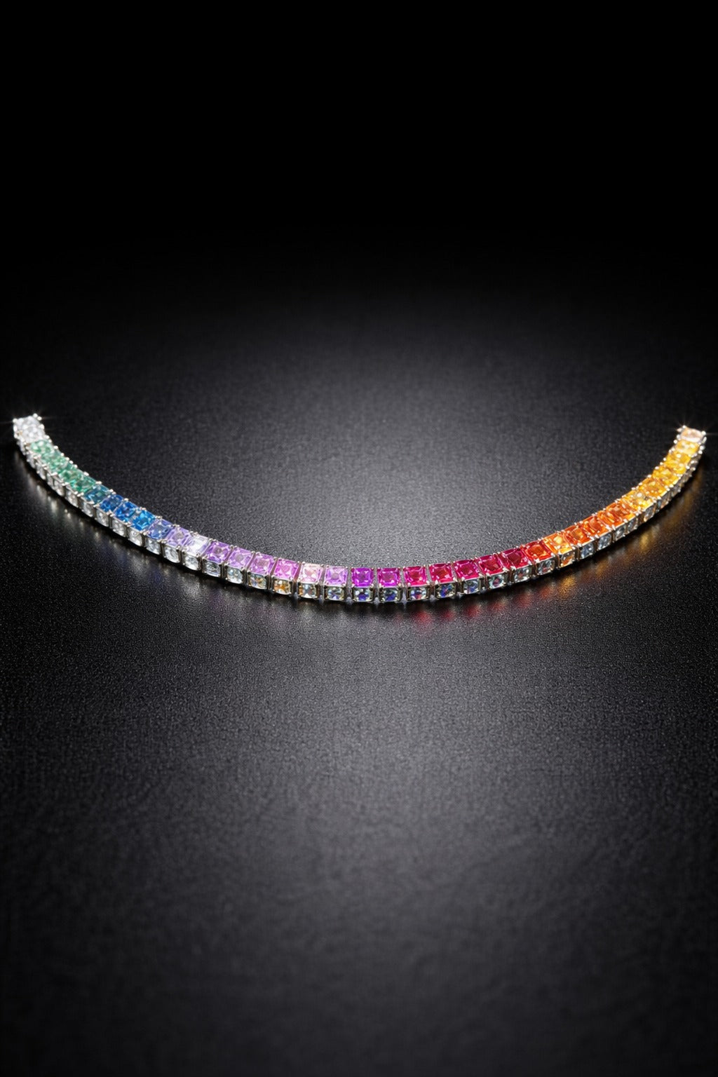 Pulsera de Zafiros lab. de colores