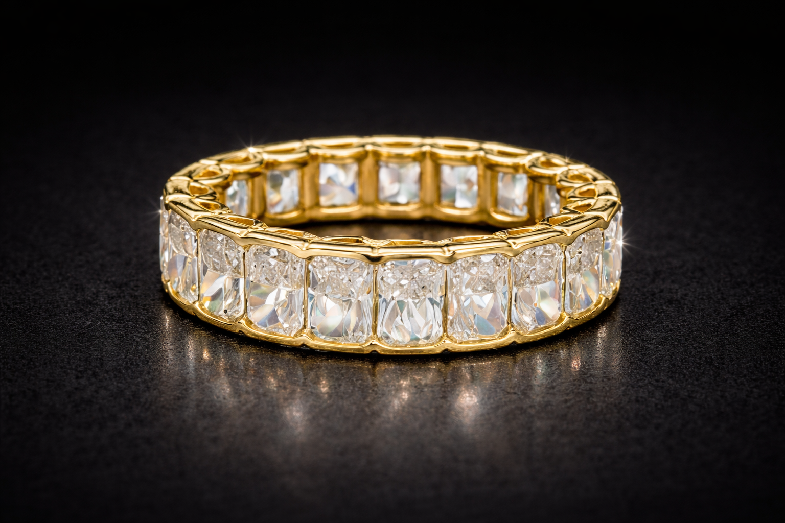 Anillo churumbela completa diamante lab.
