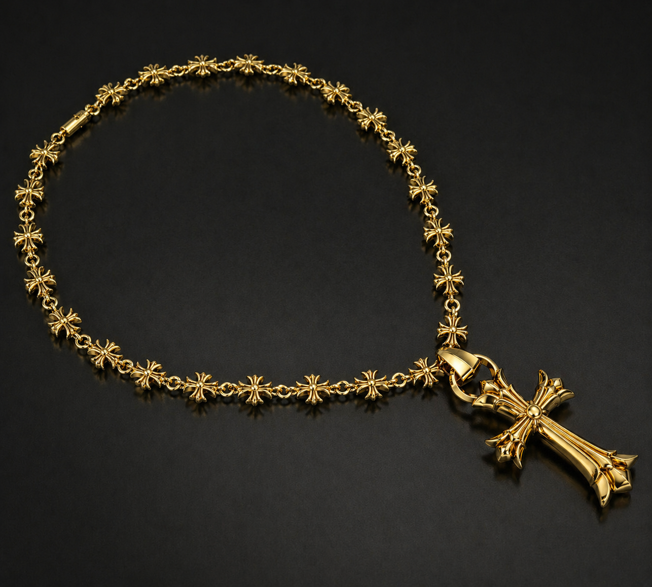Cadena con dije Chrome Hearts