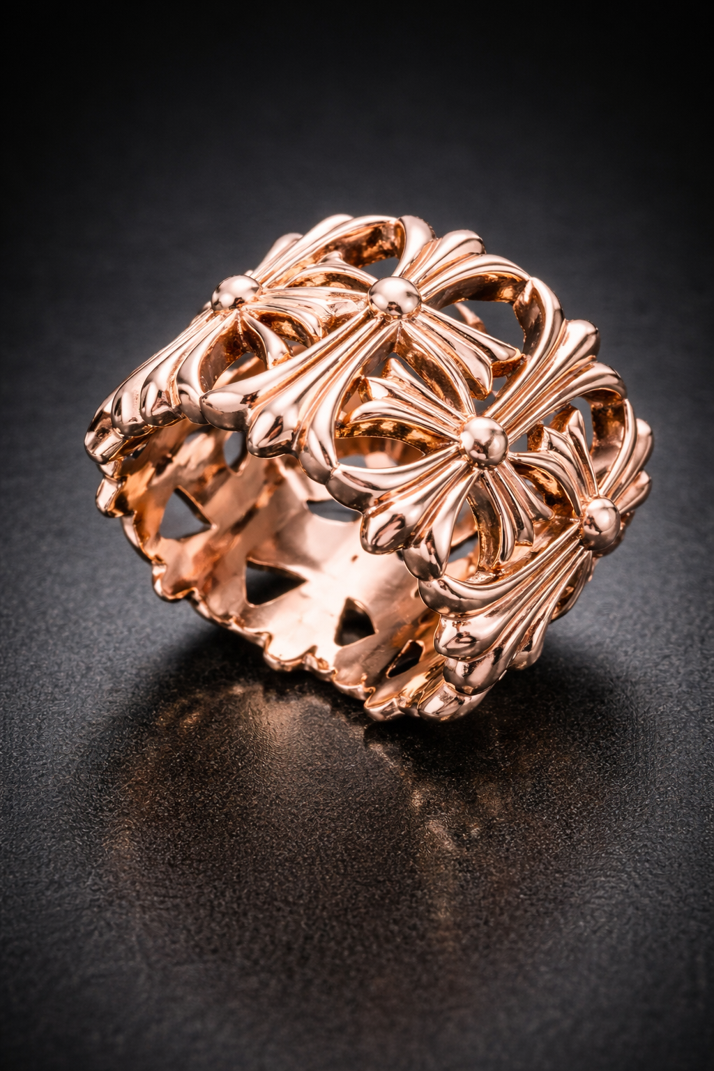 Anillo Cruces Chrome Hearts