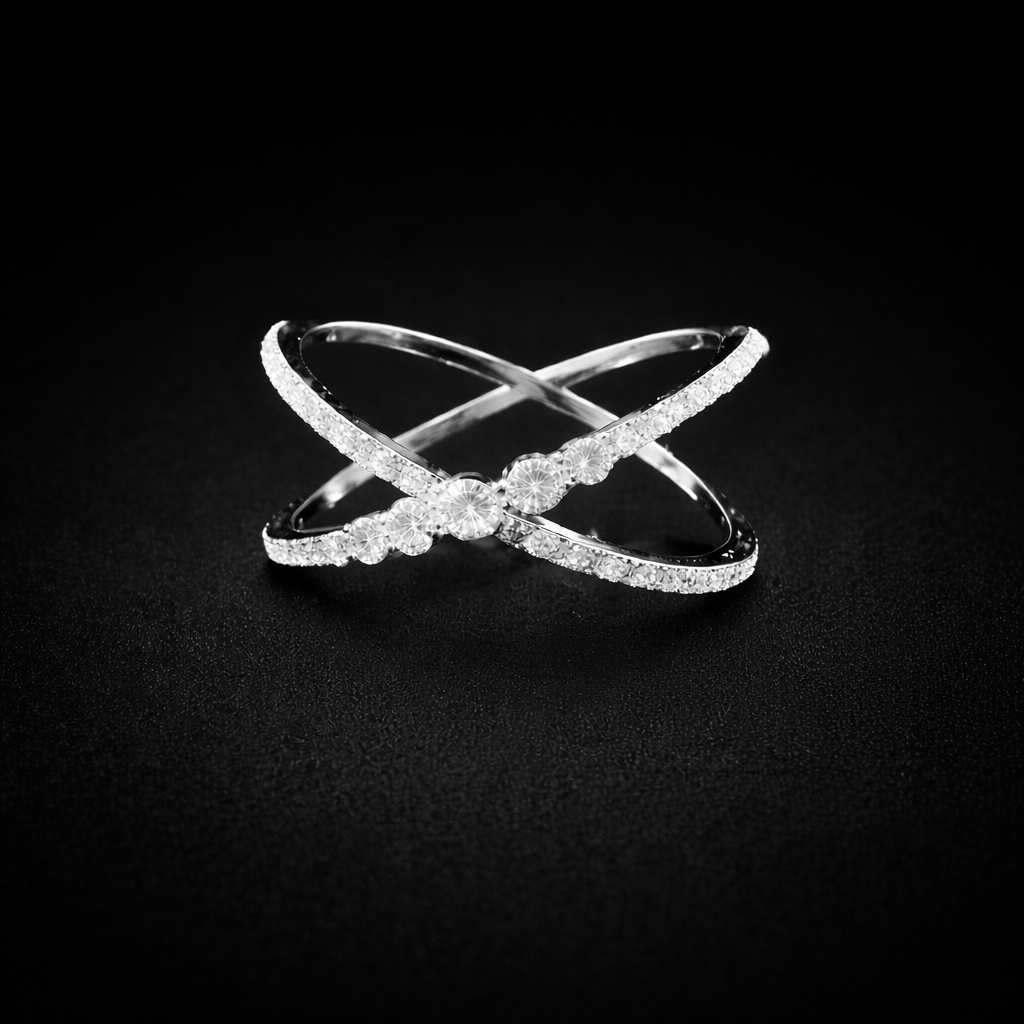 Anillo espiral "X"