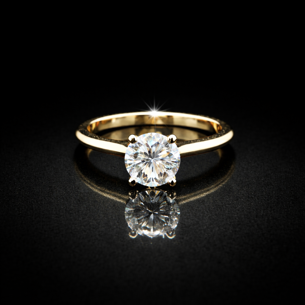 Anillo solitario diamante Lab