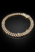 Pulsera Diamantada en oro 14k