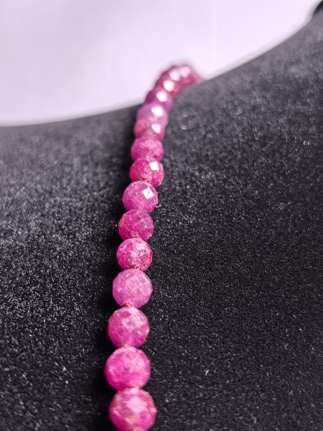 Collar de Rubíes Naturales