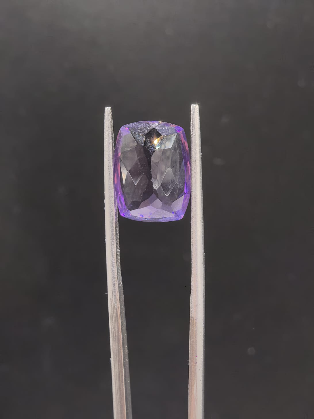 Amatista corte esmeralda de 8.14ct