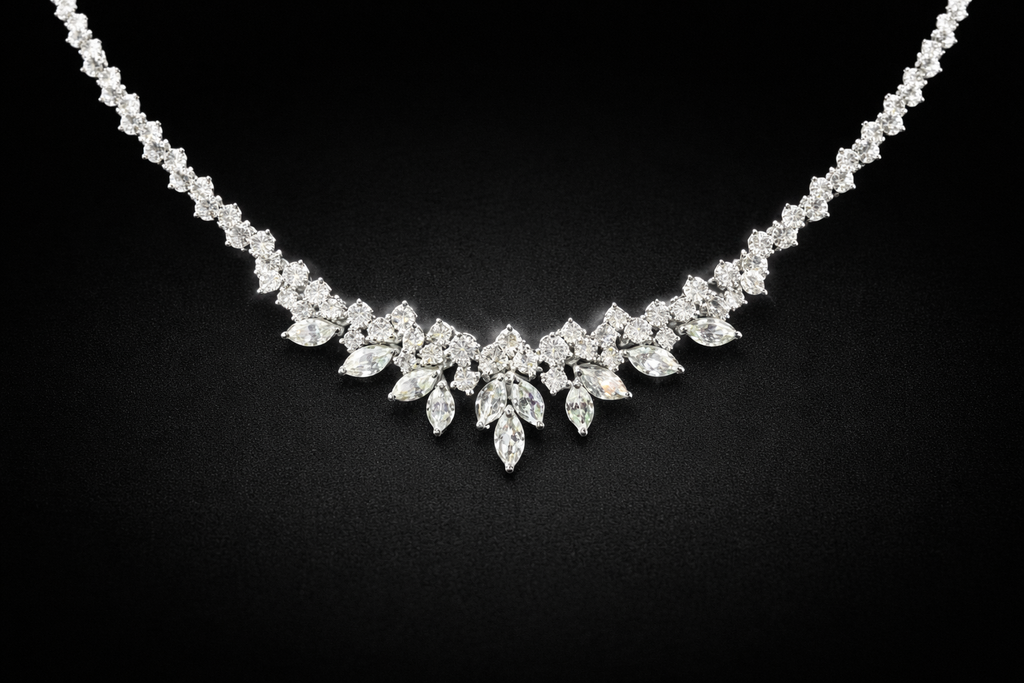 Collar de diamantes Naturales