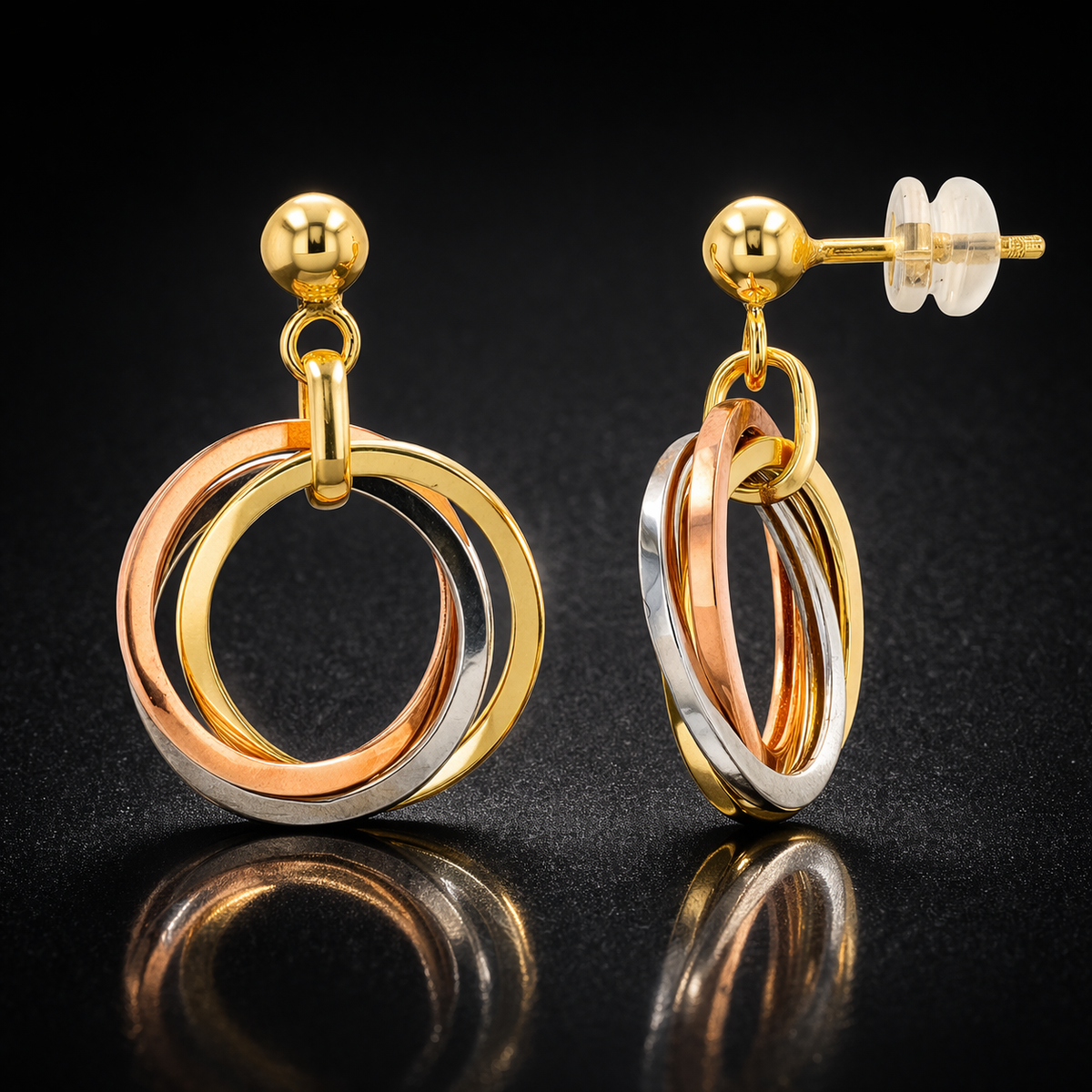 Aretes 3 oros