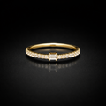Anillo de diamante natural