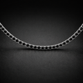 Pulsera tenis de diamantes negros