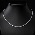 Collar tenis diamantes lab