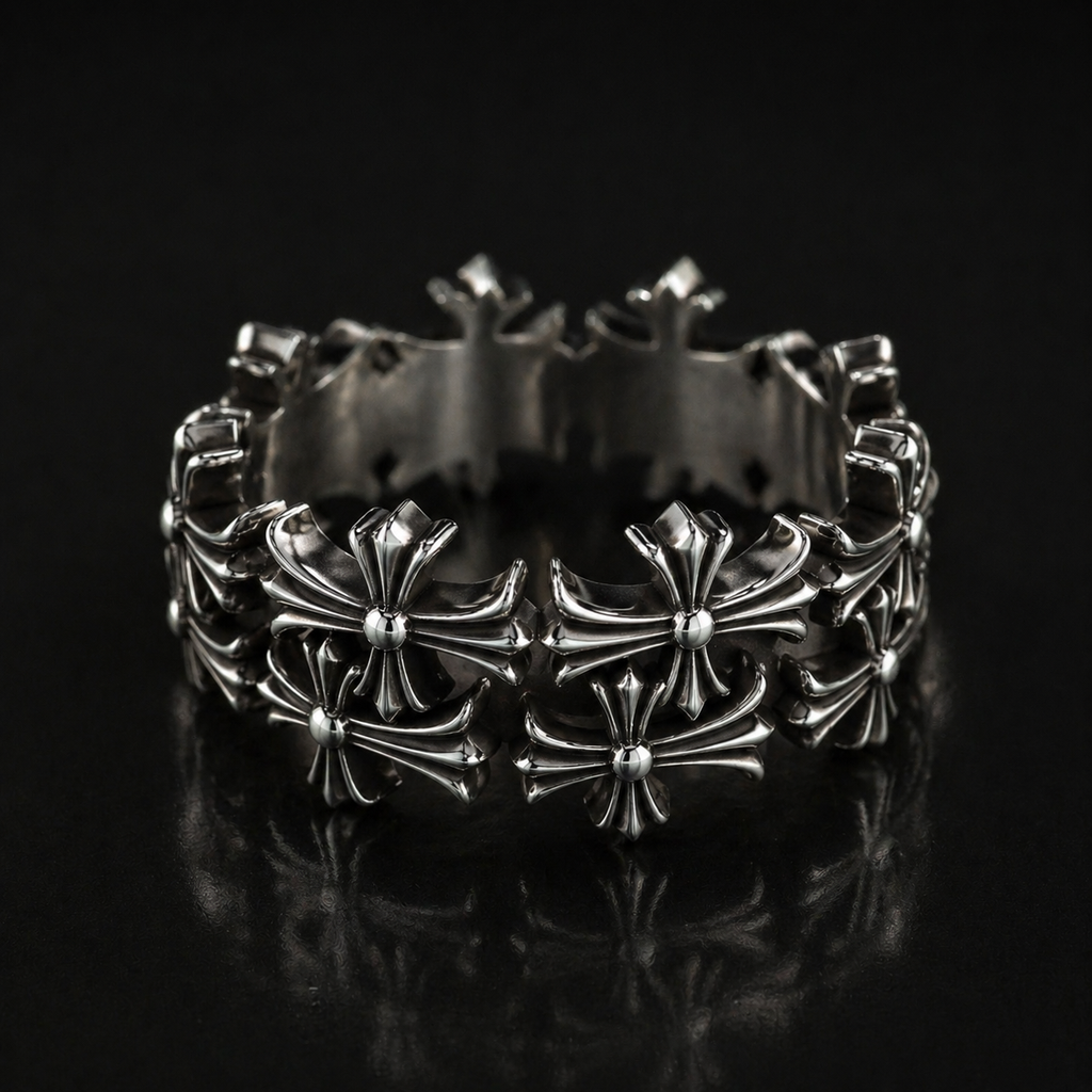 Anillo Chrome Hearts cruces