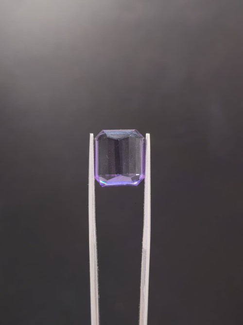 Amatista corte esmeralda de 7.87ct