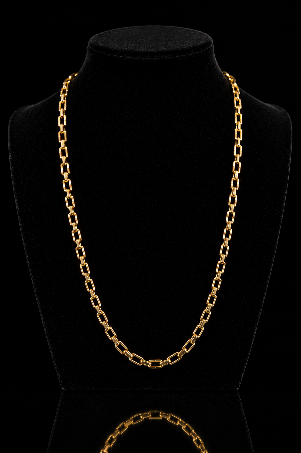 Cadena cubana en oro 14k.