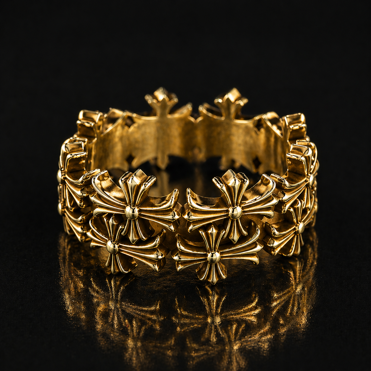 Anillo Chrome Hearts cruces