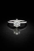 Anillo solitario diamante lab.