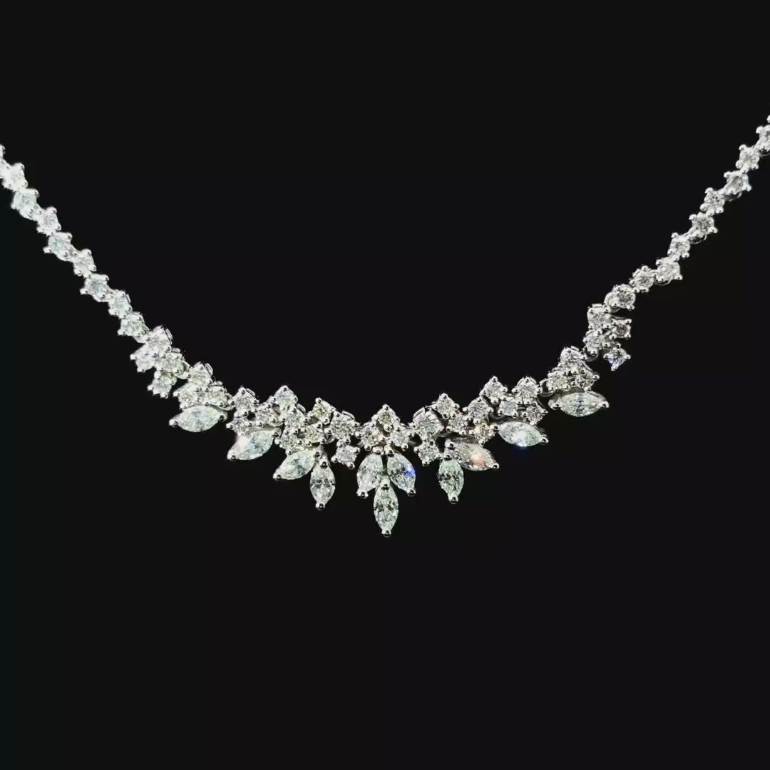 Collar de diamantes Naturales