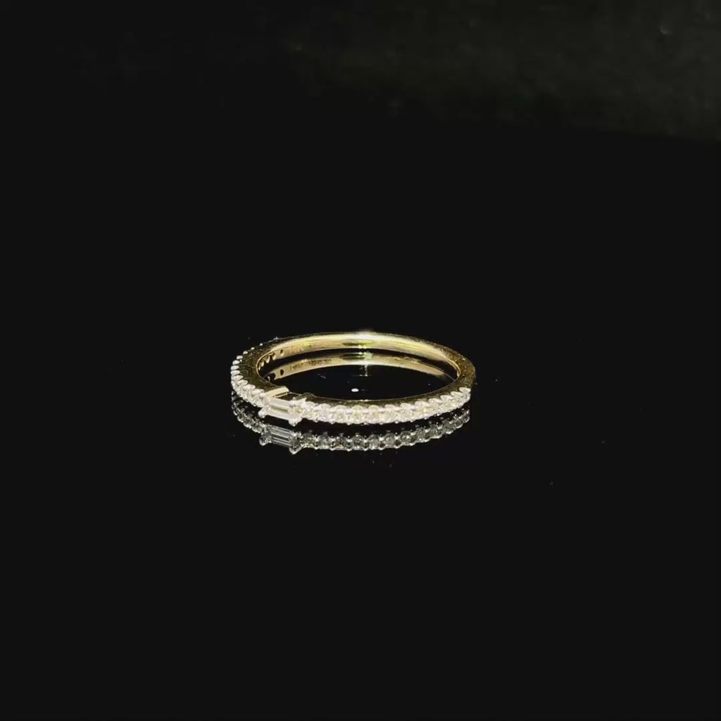 Anillo de diamante natural