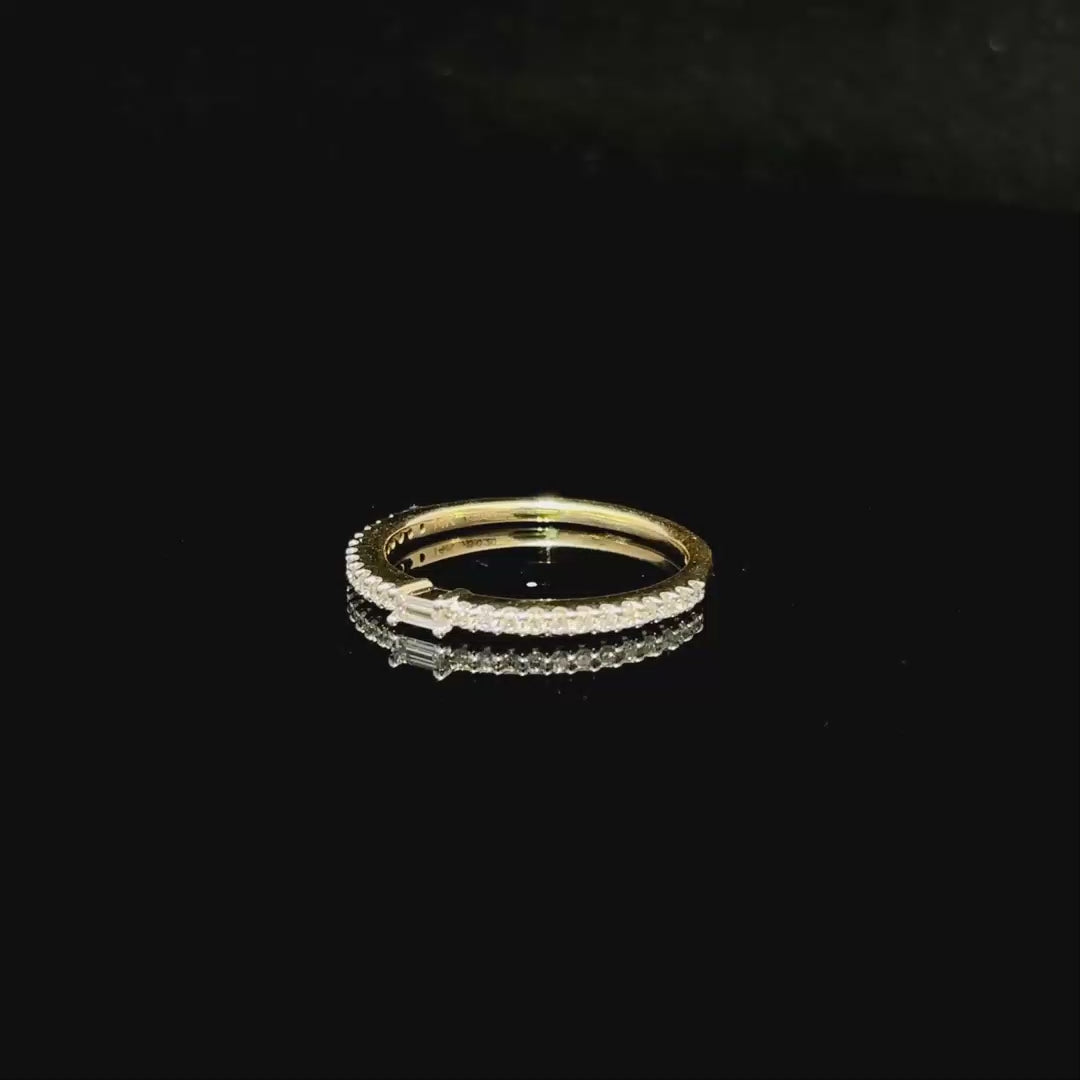 Anillo de diamante natural