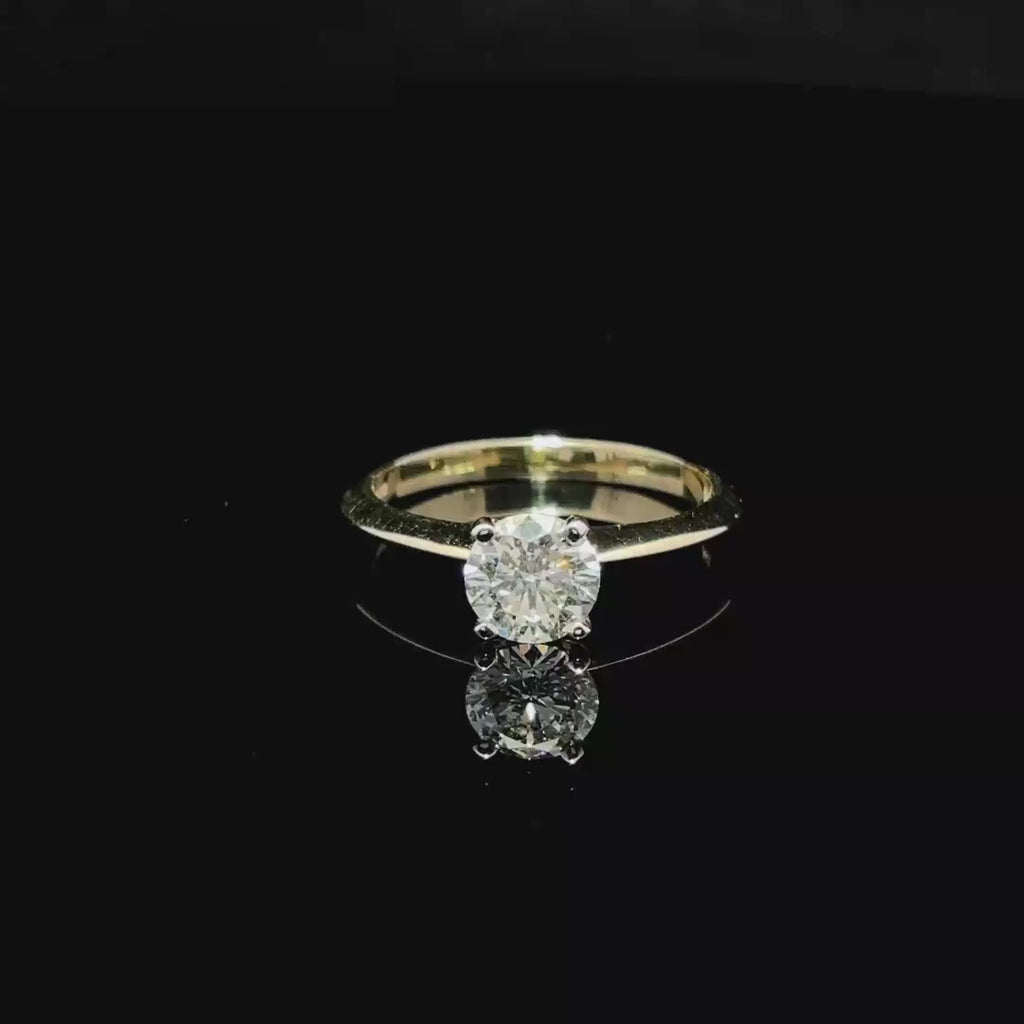 Anillo solitario diamante Lab