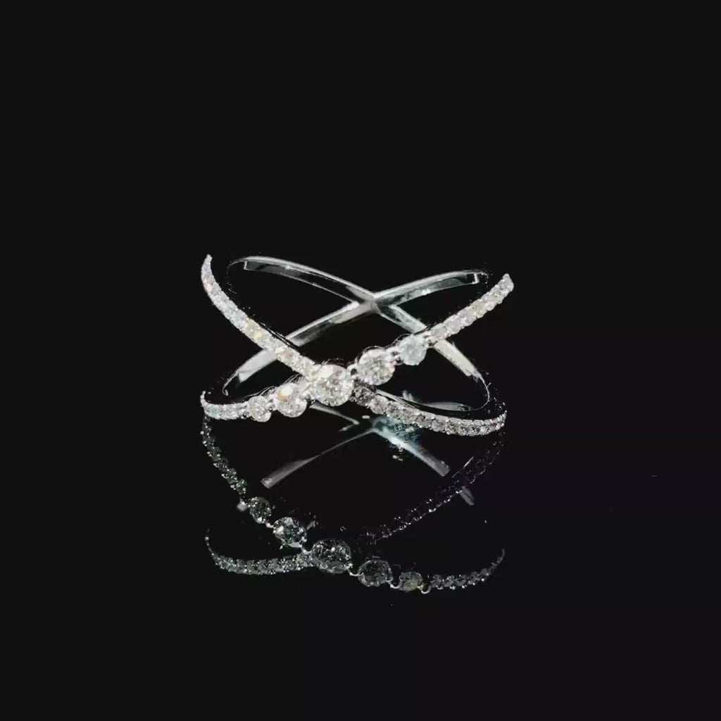 Anillo espiral "X"