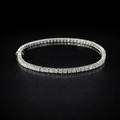 Pulsera tennis de diamantes naturales en oro 18k